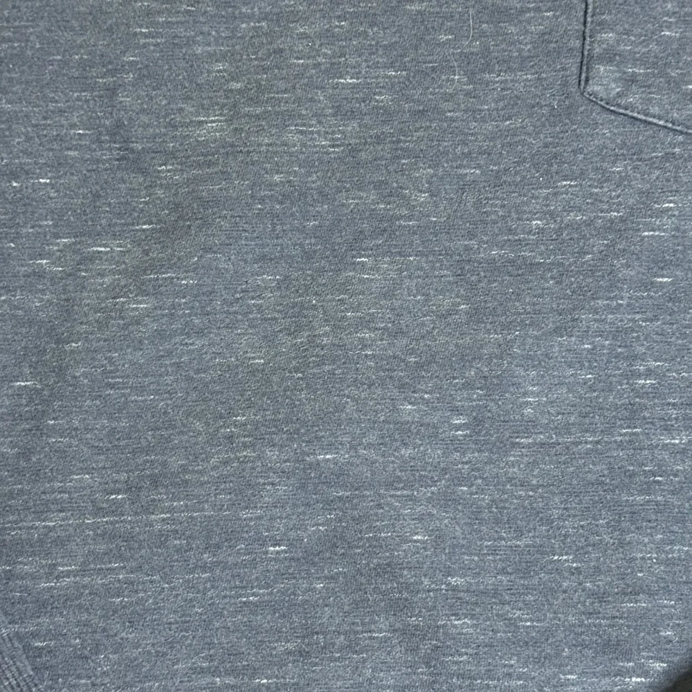 Carhartt Sweatshirt Women L (12-14) Navy Blue Relaxed Fit Marled Pocket Crewneck